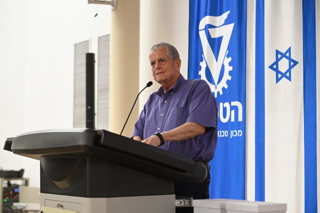 Nobel Laureate Prof. Aaron Ciechanover . Photo Credit: Rami Shelush for the Technion’s spokeswoman’s office.
