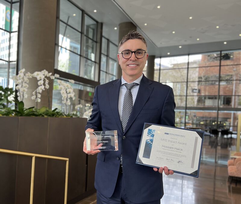 Prof. Hossam Haick, 2025 MRS award